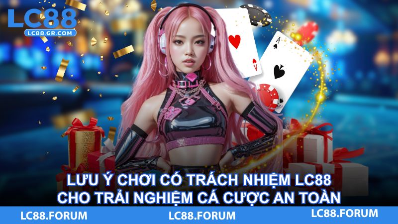 Lưu ý chơi có trách nhiệm LC88 cho trải nghiệm cá cược an toàn